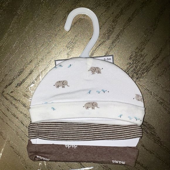 Carter's Accessories Nwt 3pk Carters 3 Months Caps Poshmark